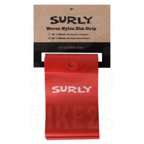 Surly Surly Nylon Rim Strip 26''x 45mm (Red)
