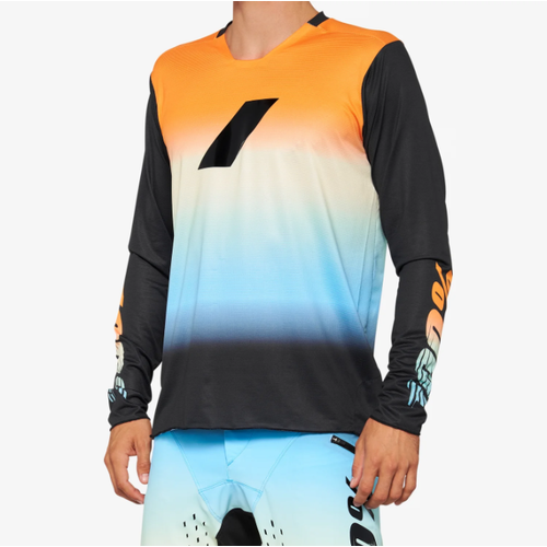 100% 100% R-Core-X LE Long Sleeve Jersey (Sunset)