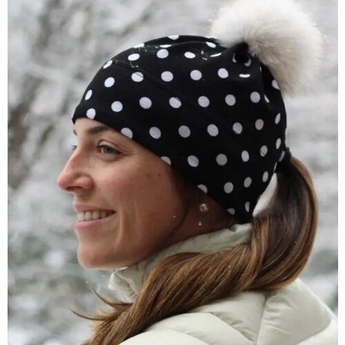ED Design ED Design La Picotée without Pompom Beanie Black ED Design ED Design La Picotée without Pompom Beanie Black