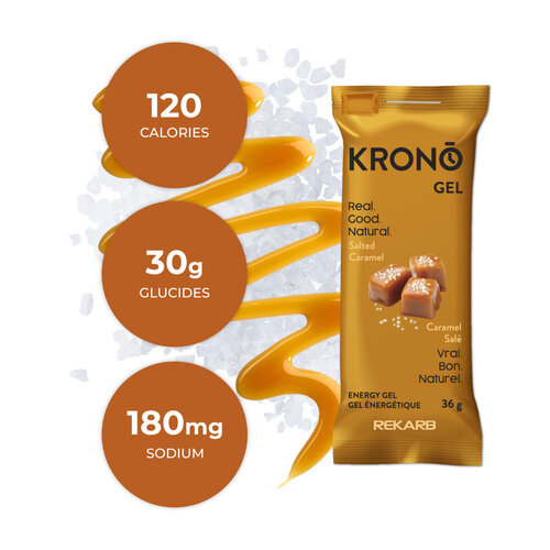 Kronobar Gel énergétique Krono Caramel Salé 36g