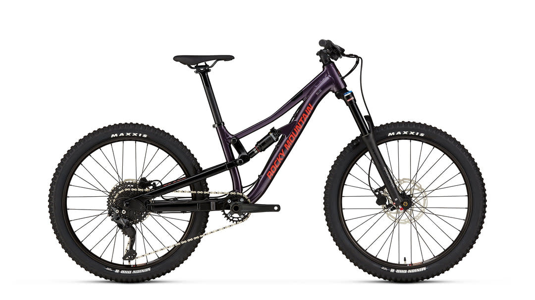 Velo Rocky Mountain Reaper 24 Noir Violet Demers bicyclettes et skis de fond inc