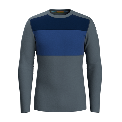 Smartwool Smartwool Classic Thermal Merino Long Sleeve Base Layer Blue/Grey