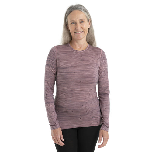 Icebreaker Icebreaker 200 Oasis Merino Woman Long Sleeve Base Layer Pink