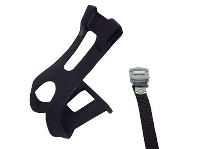 Demers Toe Clips with Straps (Large)