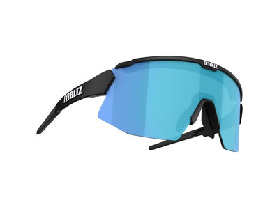 Bliz Bliz Breeze Padel Black Glasses (Brown w/ Blue Multi Lens+Clear)