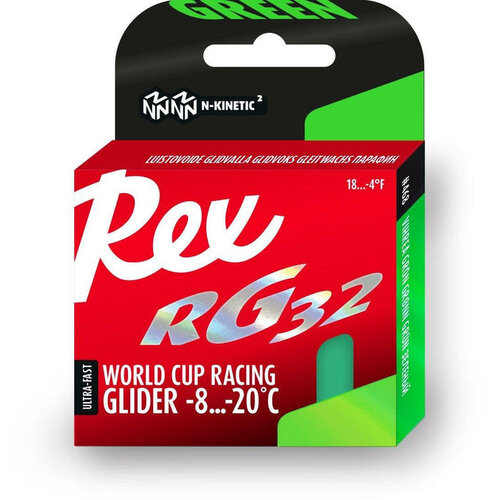 Rex Rex RG32 Green Glide Wax 40g (-8/-20C) Rex Rex RG32 Green Glide Wax 40g (-8/-20C)
