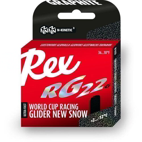 Rex Rex RG22G Graphite Glide Wax 40g +2/-12C Rex Rex RG22G Graphite Glide Wax 40g +2/-12C