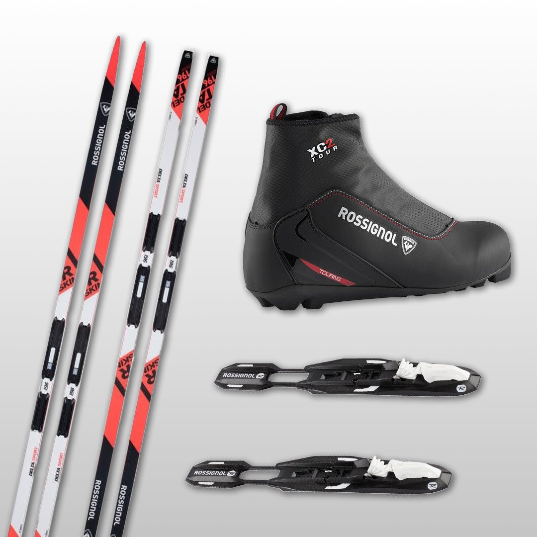 Equipement de ski complet (Supérieur) - Skis, bottes et bâtons