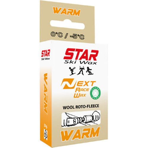 Fart de glisse Star NEXT Warm Fluoro-Free Racing Solid 0/-5C 60g - Demers  bicyclettes et skis de fond inc.