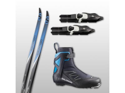 Ensemble skate Salomon RS8 (Skis RS8+Bottes RS10+Bâtons R30+Prolink Shift)