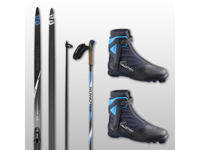 Salomon RS10 Skate Package (RS10 Skis+RS10 Boots+R30 Poles+Prolink Shift Bind)