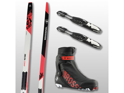 Rossignol Skate Package (Delta Comp Skis+X8 Boots+Control Step-In Bindings)