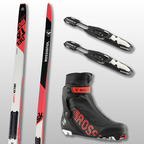 Ensemble skate Rossignol (Skis Delta Comp+Bottes X8+Fixations Control Step-In)