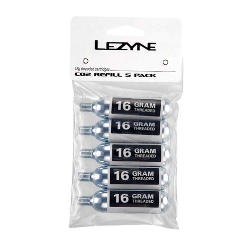 Lezyne Cartouches CO² Lezyne 16g (Paquet de 5)