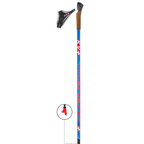 KV+ KV+ Tornado Blue Pole Kit w/ Falcon Clip Grips 155cm (Single)