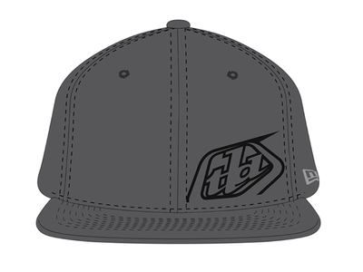 Troy Lee Designs Troy Lee Designs Slice Flat Billed Cap Grey/Charcoal