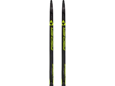 Fischer Used Fischer Carbonlite Classic Cold Skis 202cm / Salomon Prolink Pro Classic Bindings