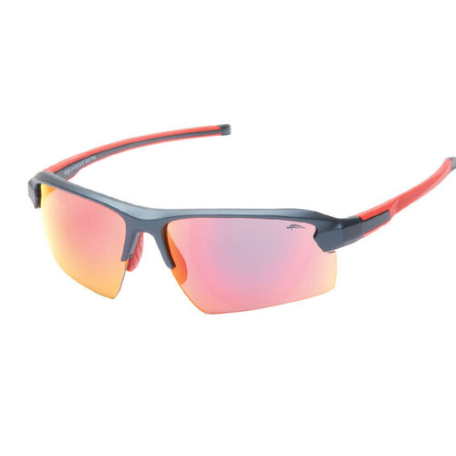 Atmosphere Atmosphere Women's Rage Matte Black Sunglasses (Red Revo Lens)