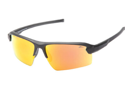 Atmosphere Atmosphere Men's Rage Matte Black Sunglasses (Orange Revo Lens)