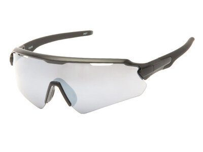 Atmosphere Atmosphere Men's Krypto Matte Black Sunglasses (Silver Revo Lens)