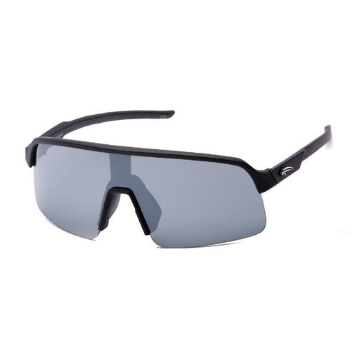 Atmosphere Atmosphere Men's Binge Matte Black Sunglasses (Dark Silver Revo Lens)