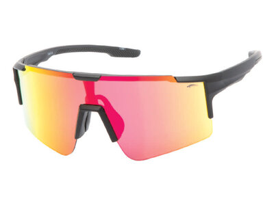 Atmosphere Lunettes pour hommes Atmosphere Helix Noir Mat (Lentille Revo Rouge)