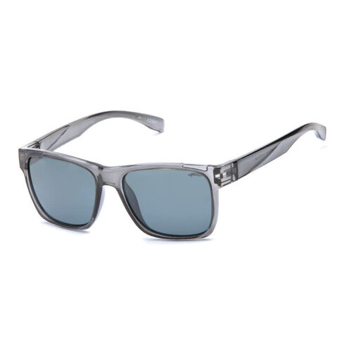 Atmosphere Atmosphere Men's Portofino Crystal Grey Sunglasses (Smoke Lens)