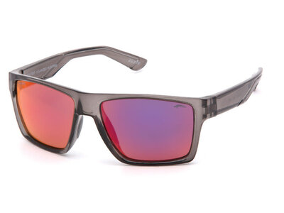 Atmosphere Atmosphere Men's Triton Crystal Grey Sunglasses (Red Revo Lens)