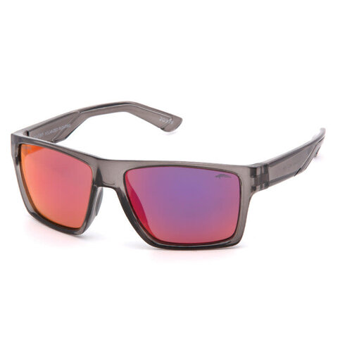 Atmosphere Atmosphere Men's Triton Crystal Grey Sunglasses (Red Revo Lens)