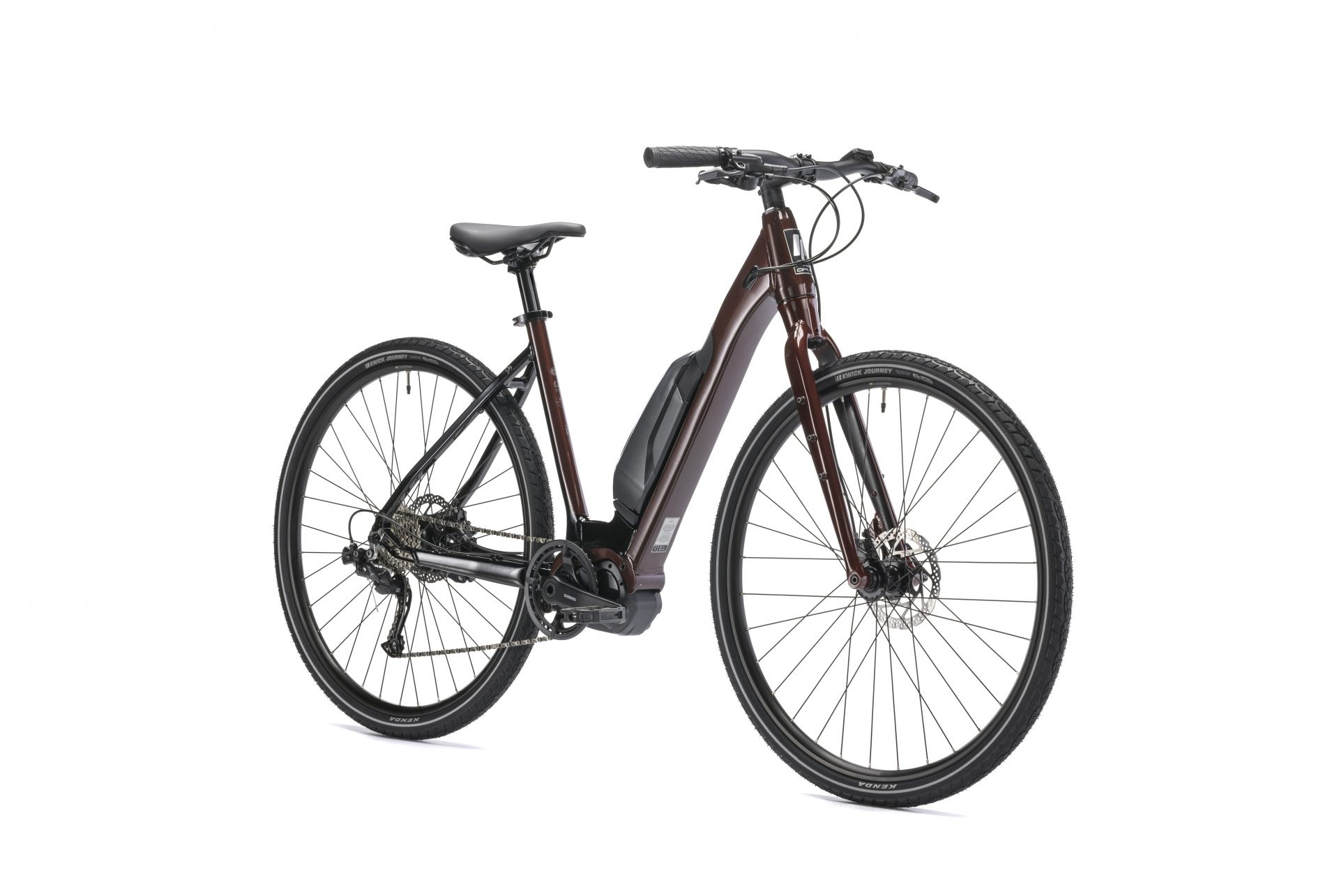 Velo electrique Opus Connect Steps 6100 Rouge Pourpre 2024 Demers bicyclettes et skis de fond