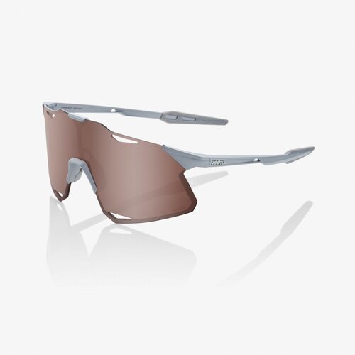 100% 100% Hypercraft Stone Grey Sunglasses CCMSA (HiPER Crimson Silver Mirror Lens)