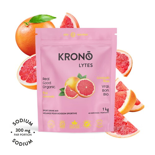 Kronobar Boisson d'électrolytes Krono Lytes Limonade Rose 1kg