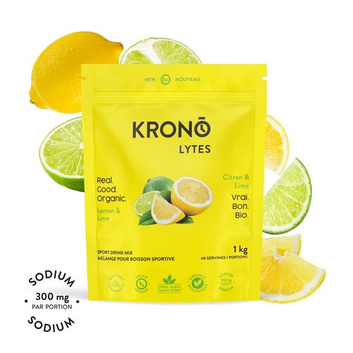 Kronobar Boisson d'électrolytes Krono Lytes Citron et Lime 1kg