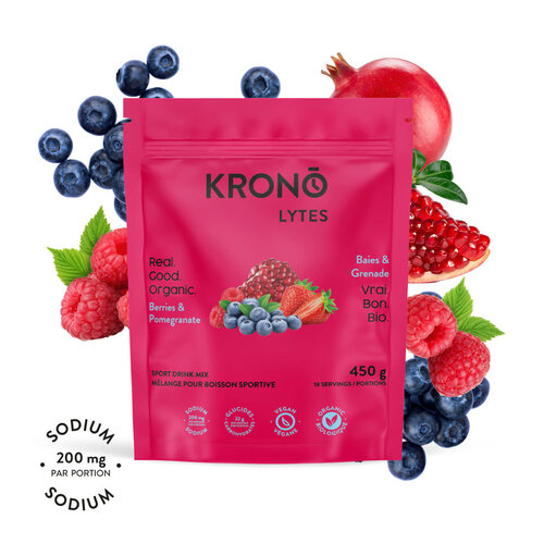 Kronobar Krono Lytes Berries and Pomegranate Sport Drink Mix 450g