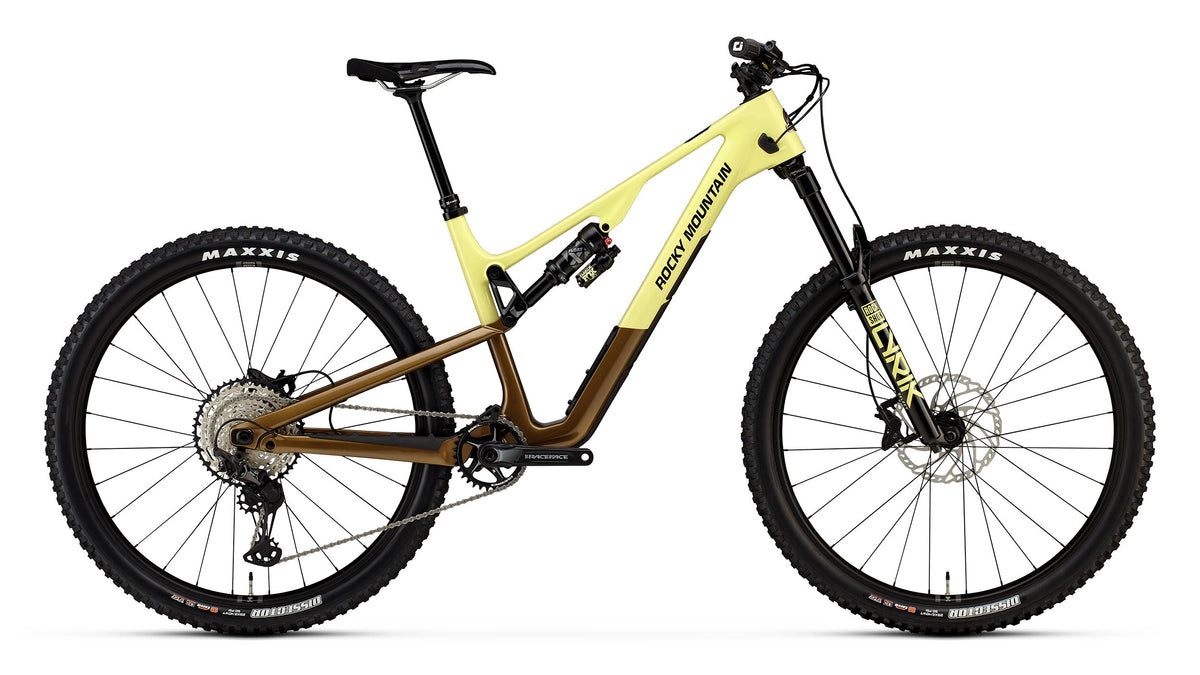 Velo Rocky Mountain Instinct C50 Marron Jaune 2024 Demers bicyclettes et skis de fond inc