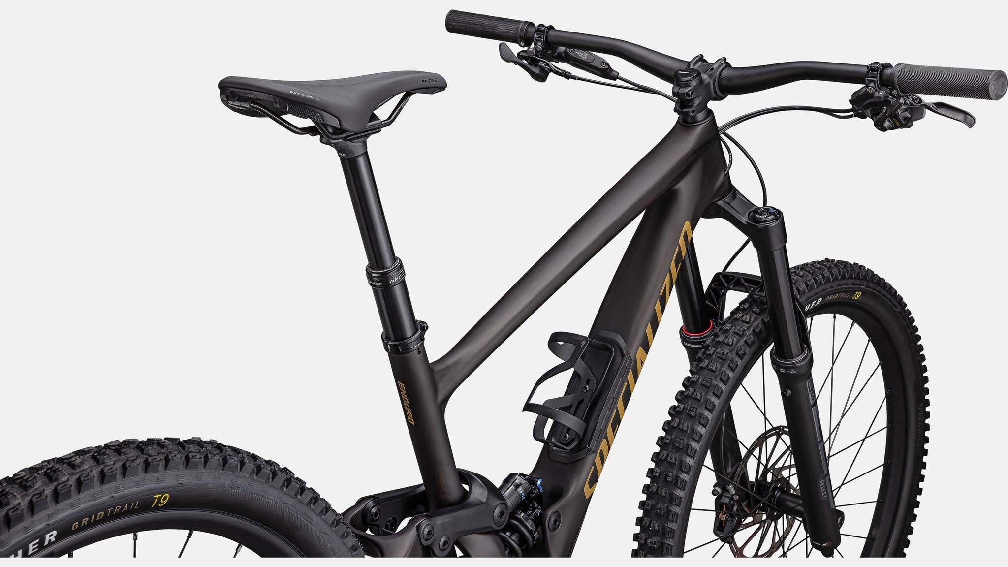 Velo Specialized Enduro Comp 2024 Brun Carbone Satine Or Demers bicyclettes et skis de fond inc