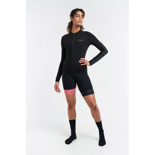 Peppermint Peppermint Signature Thermal Woman Long Sleeve Jersey Black