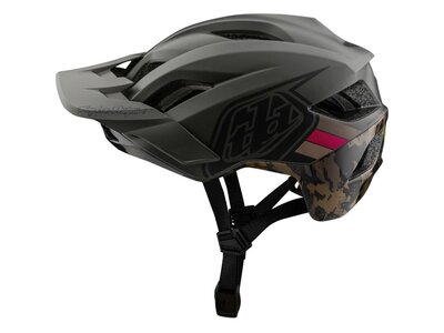 Troy Lee Designs Troy Lee Flowline SE Badge MIPS MTB Helmet (Tarmac/Oak)
