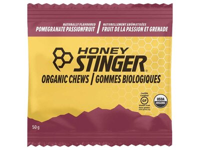 Honey Stinger Jujubes énergétiques Honey Stinger Organique Fruit de la passion/Grenade 50g