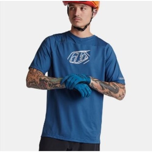 Troy Lee Designs Maillot manches courtes Troy Lee Designs Skyline Iconic Indigo