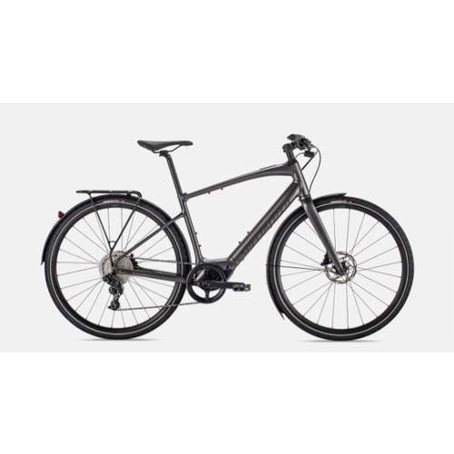 Velo electrique Specialized Turbo Vado SL 4.0 EQ 2024 Fume Noir Reflechissant Demers bicyclettes et skis de fond