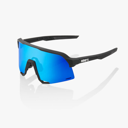 100% Lunettes 100% S3 Noir mat (Lentille HiPER Miroir bleu multi) 100% Lunettes 100% S3 Noir mat (Lentille HiPER Miroir bleu multi)
