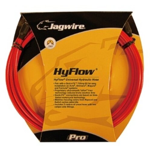 Jagwire Gaine de freins hydraulique Jagwire HyFlow 3000mm (Rouge) Jagwire Gaine de freins hydraulique Jagwire HyFlow 3000mm (Rouge)