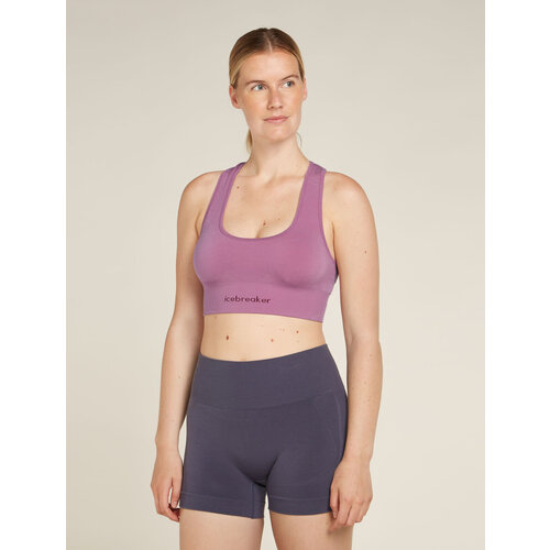 Icebreaker Icebreaker Women's Merino Blend 260 ZoneKnit Seamless Bra (Pink) Icebreaker Icebreaker Women's Merino Blend 260 ZoneKnit Seamless Bra (Pink)