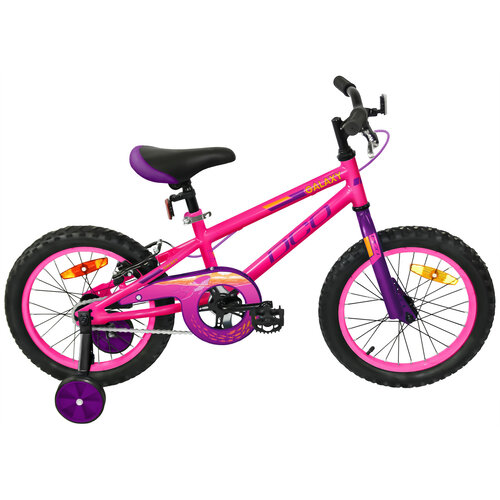 DCO Vélo DCO Galaxy 16po Rose/Mauve DCO Vélo DCO Galaxy 16po Rose/Mauve