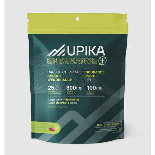 Upika Boisson électrolyte Upika Endurance Plus Cerise-Lime 25 portions 725g Upika Boisson électrolyte Upika Endurance Plus Cerise-Lime 25 portions 725g