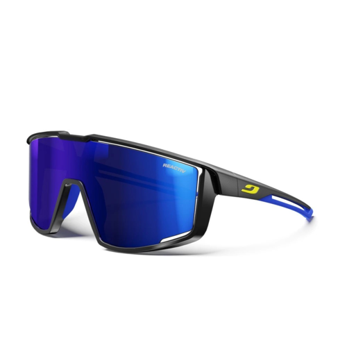 Julbo Lunettes Julbo Fury Noir/Bleu (Lentille photochromique Reactiv) Julbo Lunettes Julbo Fury Noir/Bleu (Lentille photochromique Reactiv)