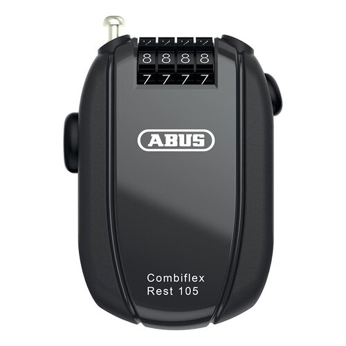 Abus Cadenas à câble Abus, Combiflex Rest 105 Combinaison, 2.4mm, 105cm, Noir Abus Cadenas à câble Abus, Combiflex Rest 105 Combinaison, 2.4mm, 105cm, Noir
