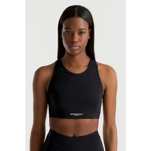 Peppermint Brassière Peppermint Signature High-Neck Femme Noir Peppermint Brassière Peppermint Signature High-Neck Femme Noir