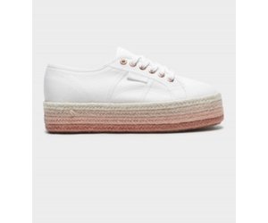 superga white rose gold